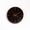 Lemnos Japanese Cast Brass Clock "Orb" Patina Finish made in Toyama on white background. Designed by Shin Azumi.