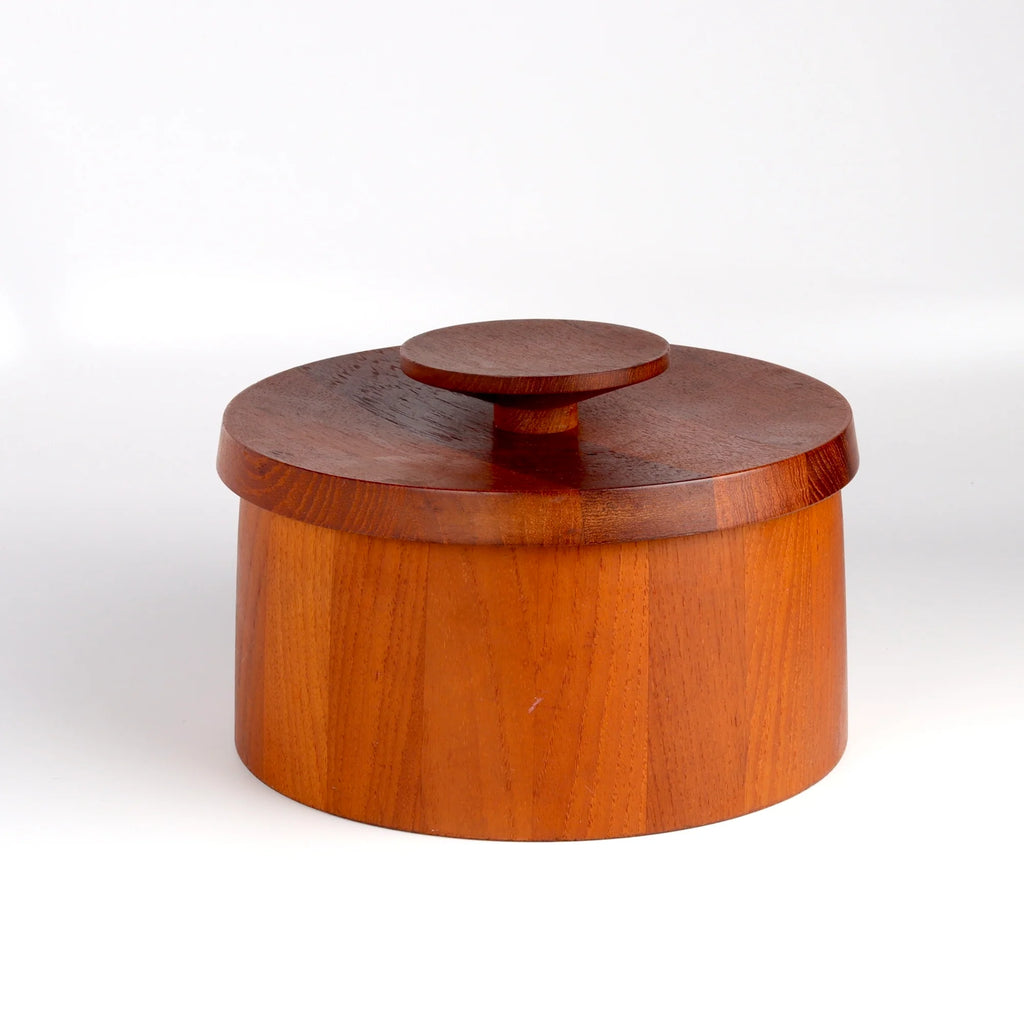 Vintage Dansk Staved Teak Ice Bucket– OK Fine Furniture