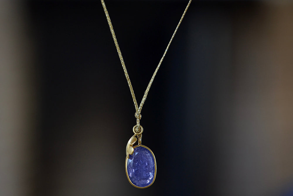 Full image of Single Colette Set Necklace in Tanzanite by Pippa Small.