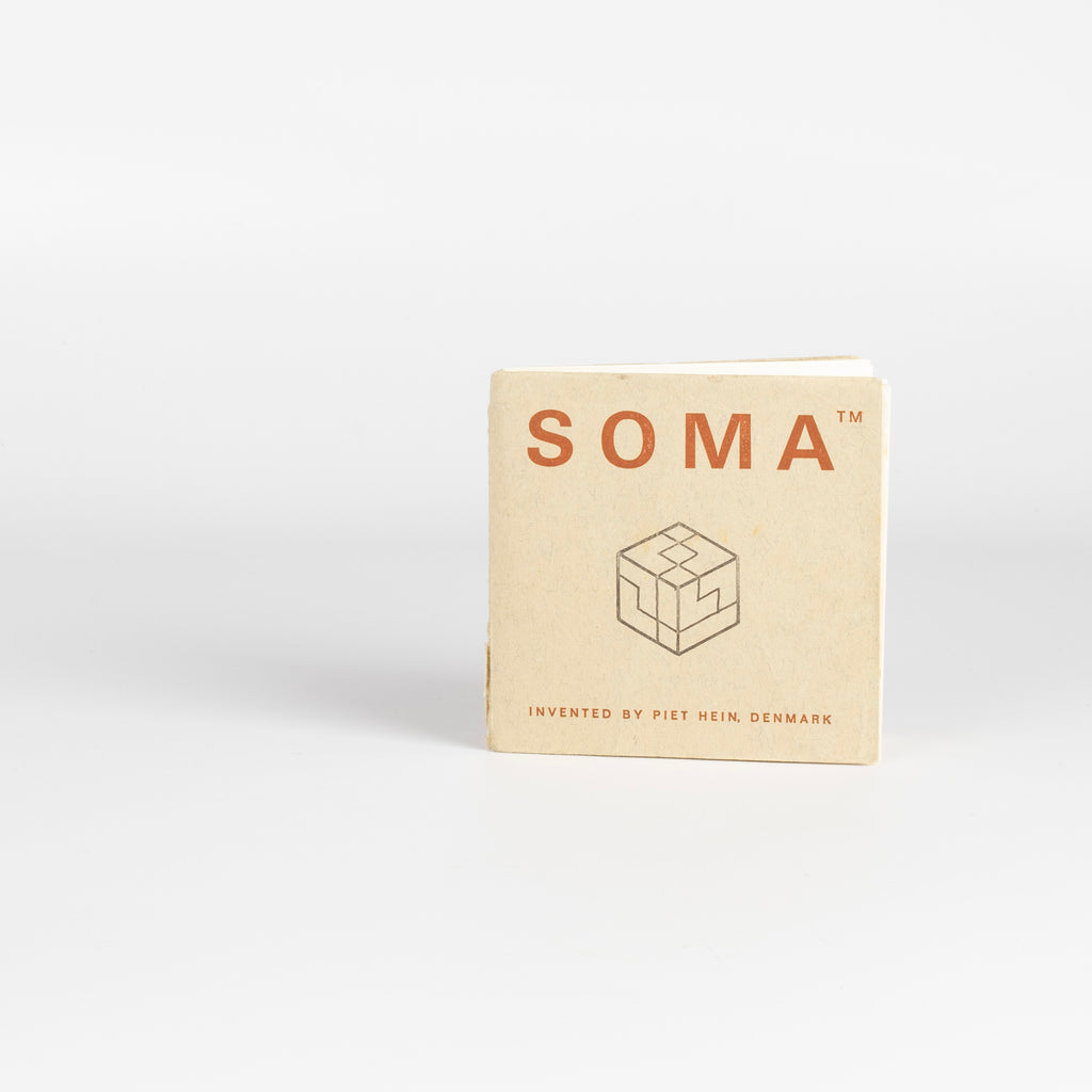 Original booklet for Soma cube.