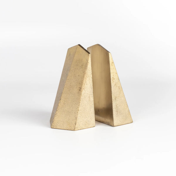 Japanese Brass Bookends made in Toyama.