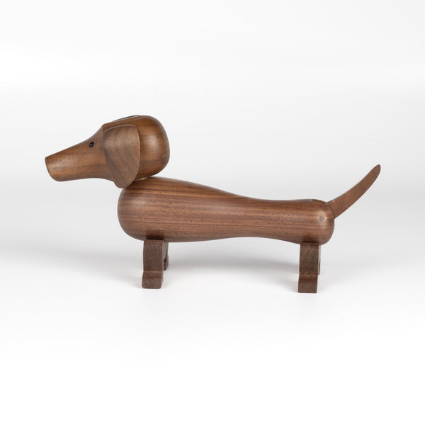 Another angle on the danish wood dog by Kay Bojesen.