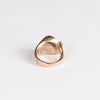 Alternate view of Monica Castiglioni Pino 02 Ring in bronze on white background.