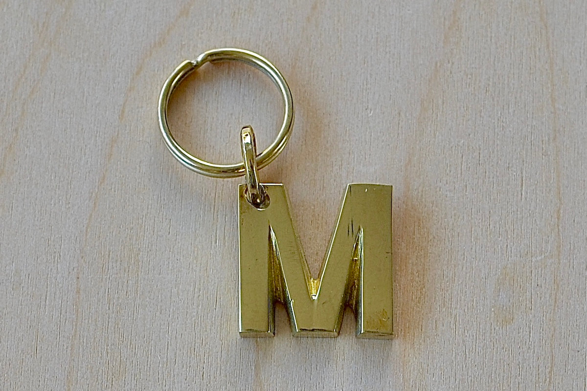 Aubock Keyring Letter– OK Fine Furniture