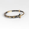 Pat Flynn Dust Nail Bracelet Blackened iron, 22k gold accents, 18k gold hinge