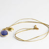 Single Colette Set Necklace in Tanzanite by Pippa Small on white.