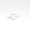 Alternate view of Pippa Small Greek ring with moonstone.