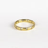 18k gold celeste ring or band in white by Polly Wales