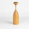 Serratus Pepper Mill in Teak by Tantalus. Just twist. Made for pepper although safe to use with rock salt too, these grinders are made out of ethically sourced wood. Solid wood with internal reinforcement and adjustable Danish ceramic mechanism.