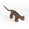Large iron cat sculpture by Suzuki Morihisa studio.