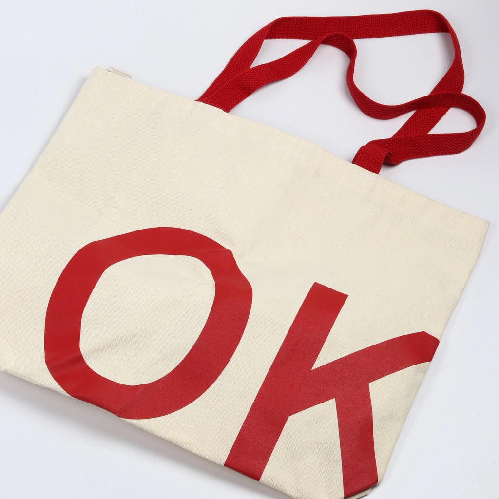 Our very own OK canvas tote bag.