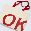 Our very own OK canvas tote bag.