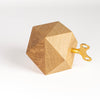 Side view on white of diamond music box