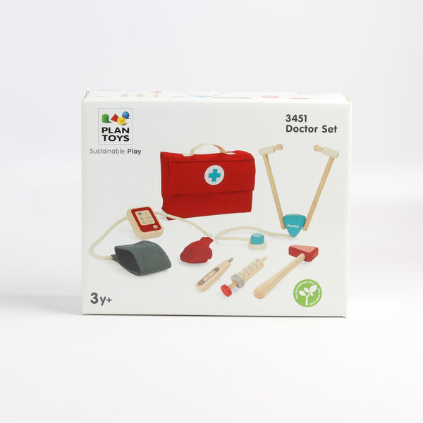 Doctor toy set from Plan Toys.