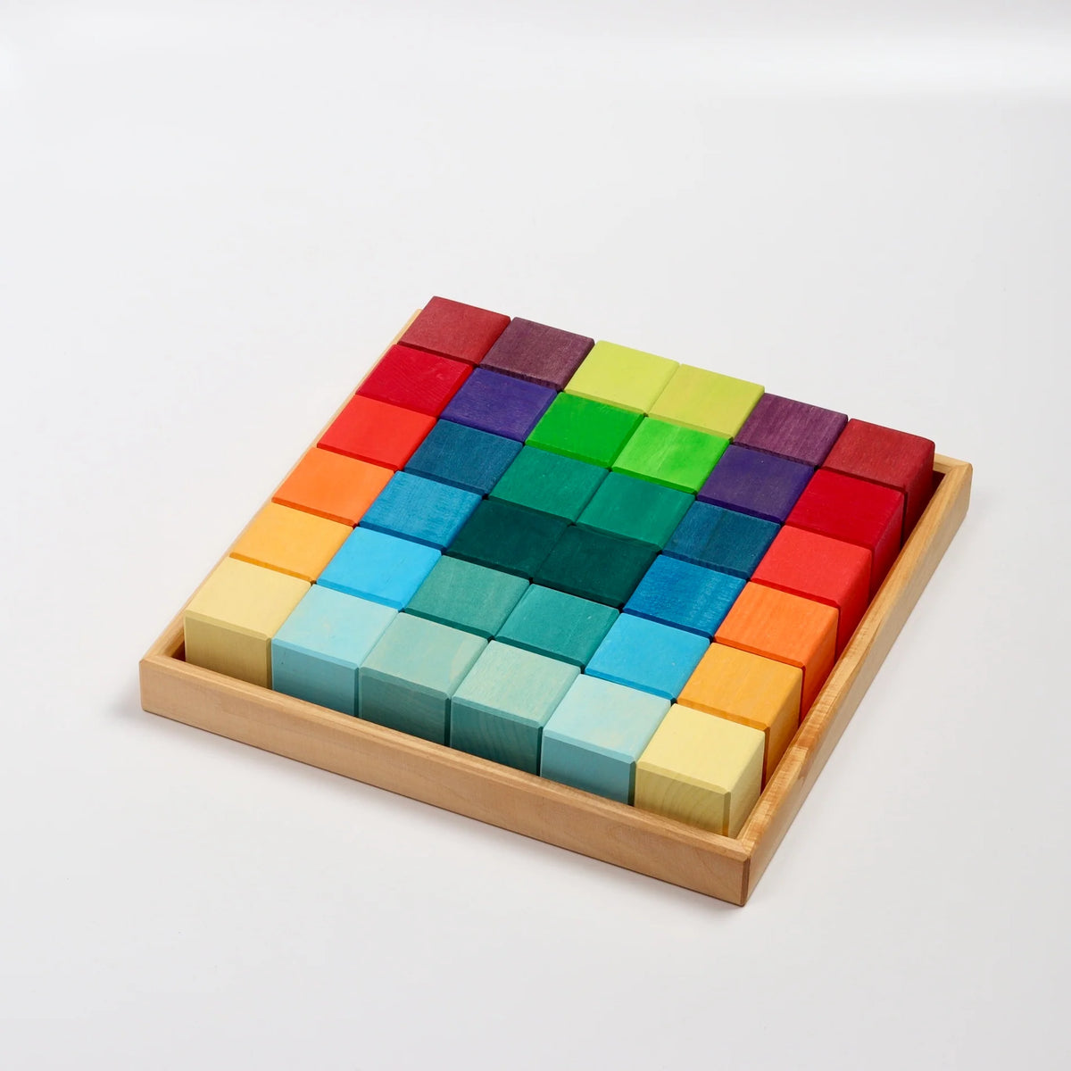 Rainbow Mosaic Square Colored Blocks | OK– OK Fine Furniture