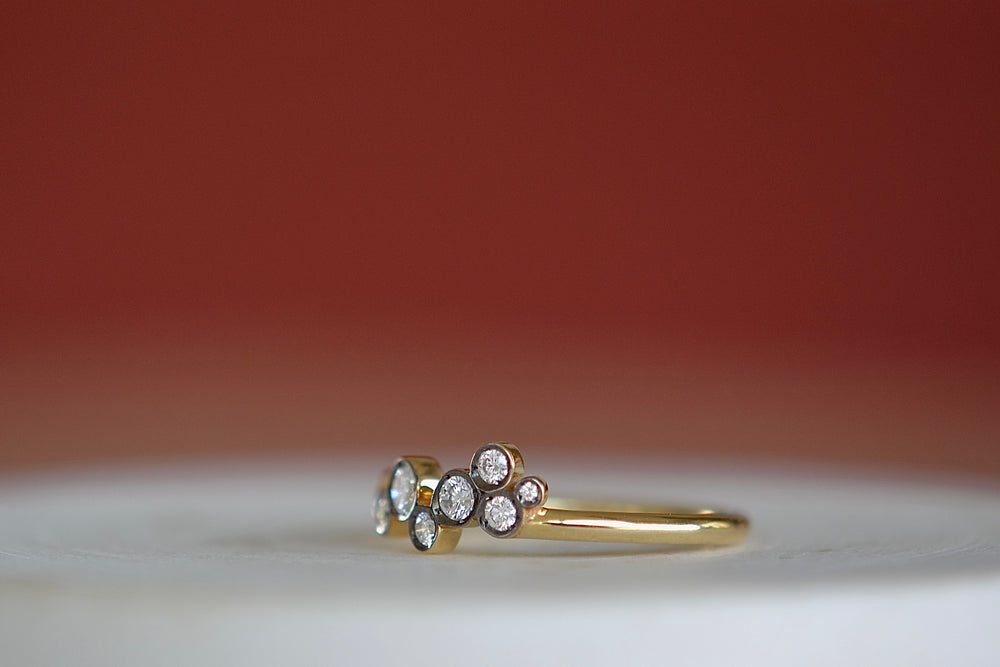 
            
                Load image into Gallery viewer, Side view of Celeste 2 ring by Yannis Sergakis.
            
        
