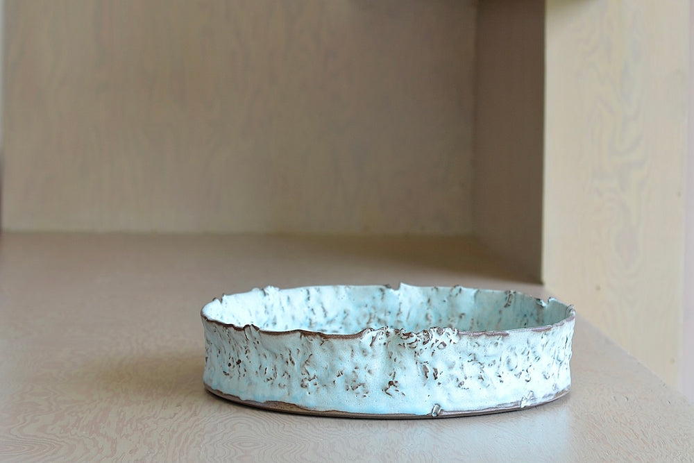 Hyejeong Kim Torn Bowl #17 blue