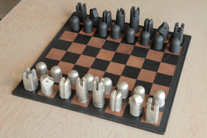 
            
                Load image into Gallery viewer, Carl Aubock Modernist Chess Set | OK
            
        