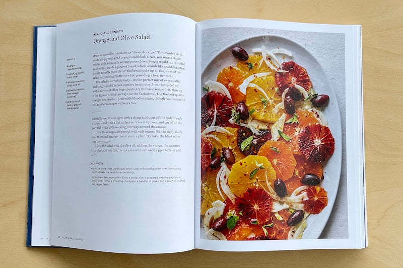 Orange and Olive Salad from Cooking alla Giudia: A Celebration of the Jewish Food of Italy by Benedetta Jasmine Guetta.