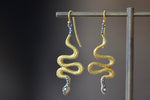 Snake Drop Earrings