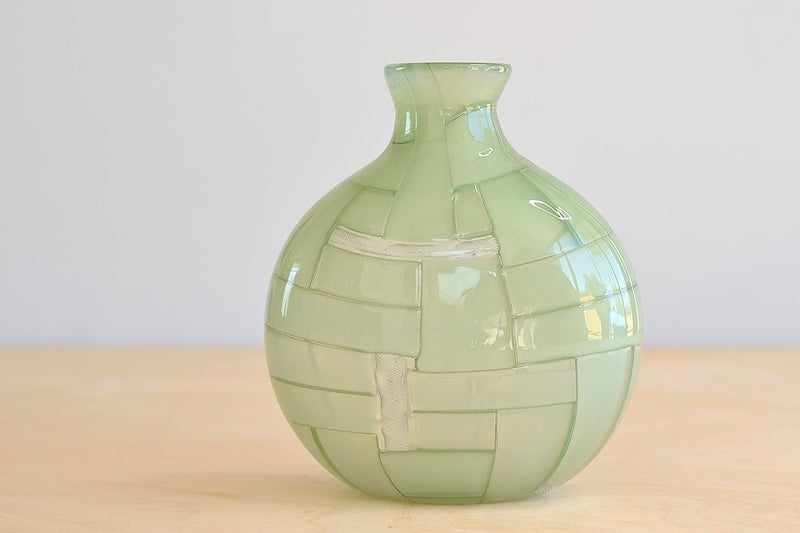 Robin Mix Extra Small Green Murrine Vase