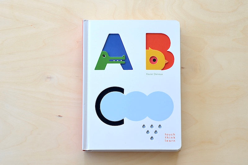 
            
                Load image into Gallery viewer, Touch Think Learn ABC multi sensory alphabet board book by Xavier Deneux available at OK.
            
        
