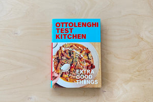 
            
                Load image into Gallery viewer, Extra Good Things from Ottolenghi Test Kitchen Voume 2 cookbook by Yotal Ottolenghi and Noor Murad cookbook for great dressings, sauces, furikakes.
            
        
