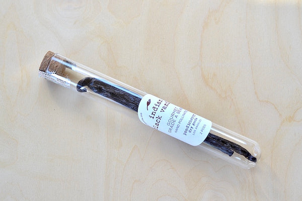 Indian Black Vanilla Pods from Pondicherry Goods. Grade A.