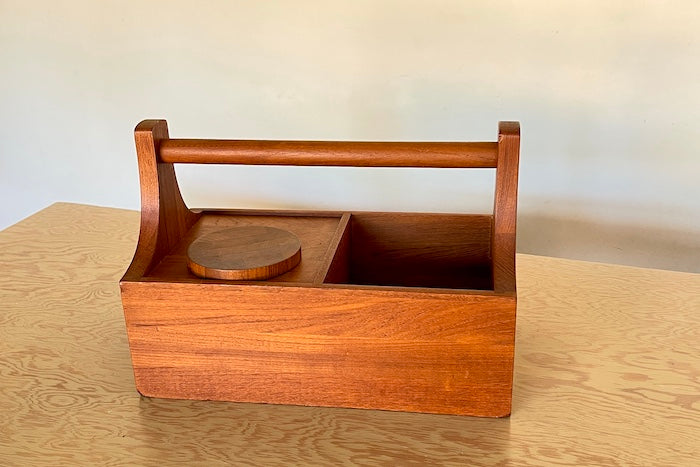 Nissen Vintage Teak Drinks Caddy.