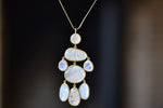 Baroque Pendant in Moonstone and 18K