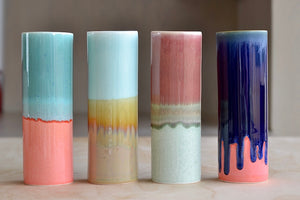 
            
                Load image into Gallery viewer, New Cylinder Vases by Yuta Segawa.
            
        