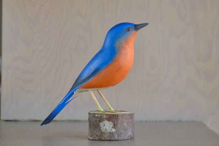 
            
                Load image into Gallery viewer, Azul Vermillo Handmade wood wooden birds from Brazil
            
        