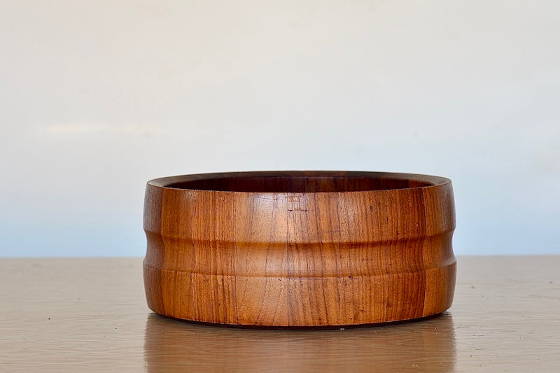 Vintage Dansk Staved Teak Salad Bowl.