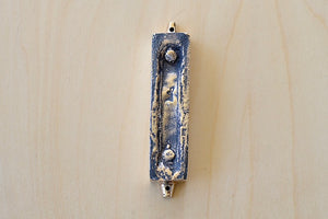 
            
                Load image into Gallery viewer, Cast Bronze &amp;quot;Mezuzah From This Home&amp;quot; Mi Polin Bialystok, ulica Ciepla 8, Poland
            
        