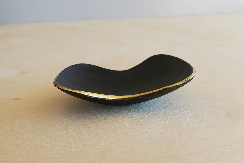Aubock Bowl / Ashtray  3979 in patinad brass.