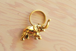 Aubock Key Rings "Elephant #5607" 