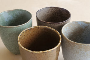 
            
                Load image into Gallery viewer, Set of 4 ceramic Japanese cups.
            
        