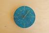 Japanese Cast Brass Clock "Orb" Verdigris Finish made in Toyama.