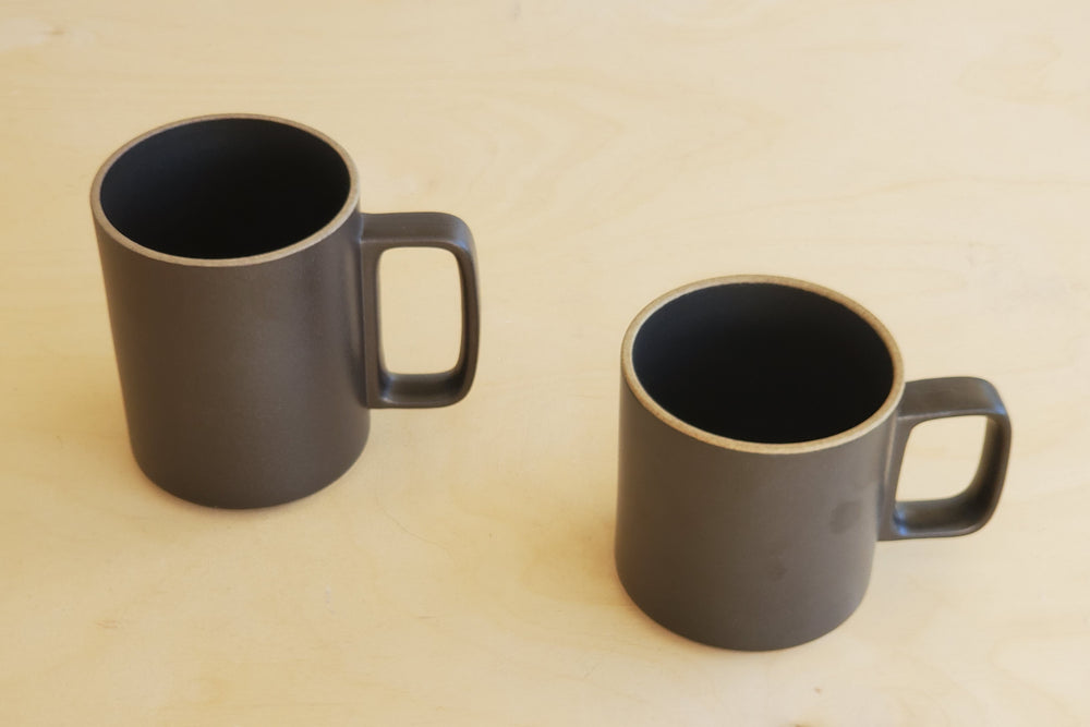 Hasami Porcelain Black Mugs