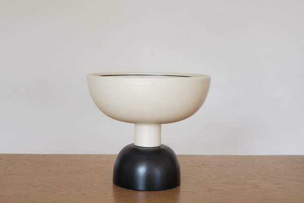 Sottsass Alzata in Black and White from Bitossi.