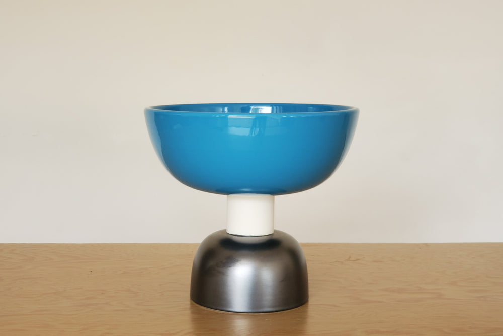 
            
                Load image into Gallery viewer, Sottsass Alzata in Blue from Bitossi.
            
        