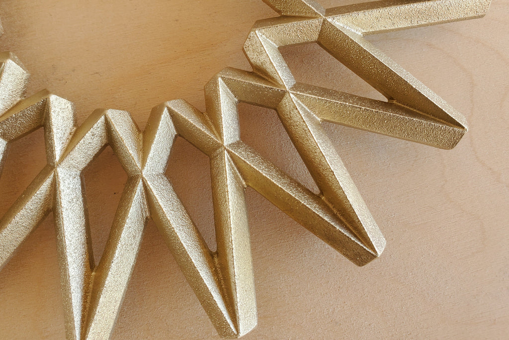 Japanese Brass "Galaxy" Trivet made in Toyama.