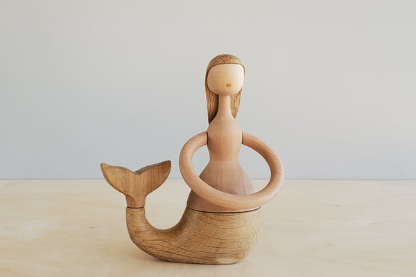 Hans Bølling Danish Wood Mermaid 1954