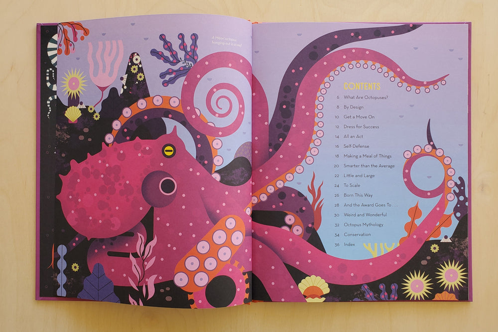 
            
                Load image into Gallery viewer, Obsessive About Octopuses book by Owen Davey.
            
        