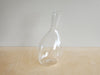 Handblown tllted Wine Decanter.