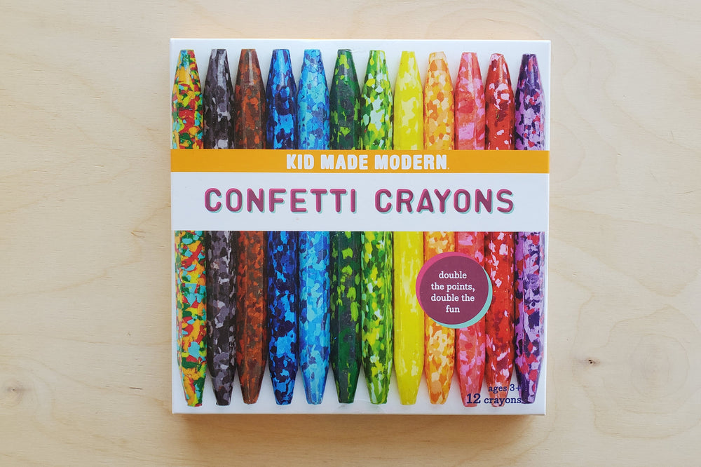 
            
                Load image into Gallery viewer, Confetti Crayons in a box by Kid made modern.
            
        