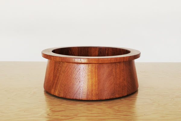 Vintage Dansk Staved Teak Salad Bowl.