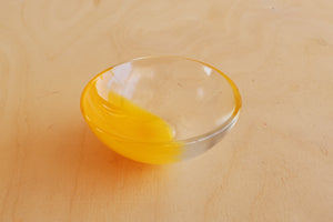 
            
                Load image into Gallery viewer, Glass Salt Bowl in Marigold  by Lynn Read
            
        