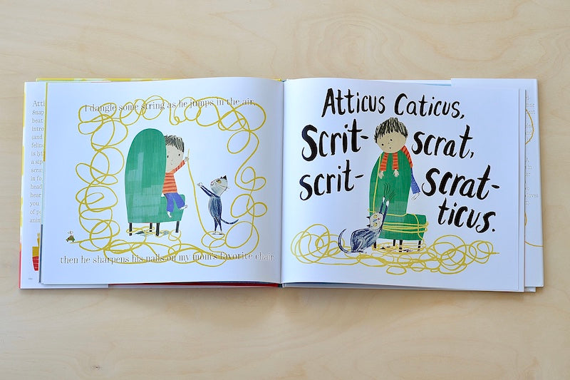 
            
                Load image into Gallery viewer, Atticus Caticus by Sarah Maizes illustrated by Kara Kramer.
            
        