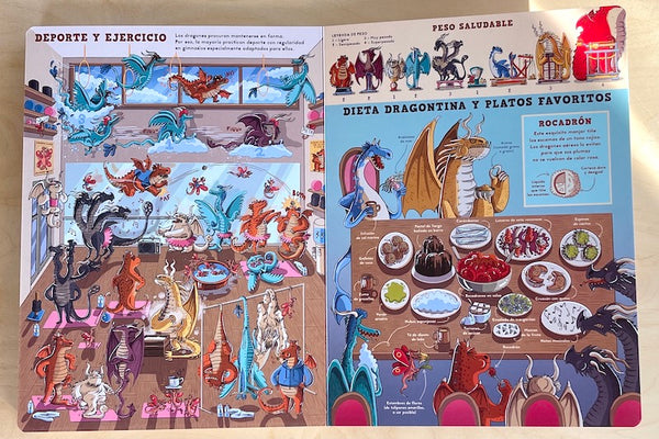 El Mundo Secreto de Los Dragones by Nikola Kucharska.